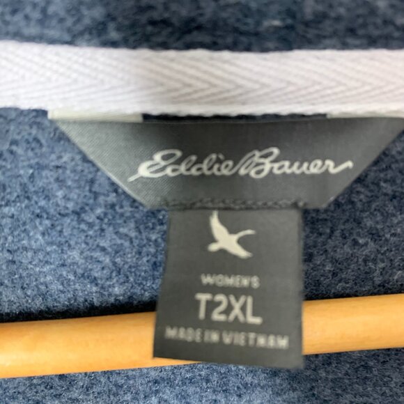 Eddie Bauer Men’s Blue Full-Zip Hoodie – XXL - Picture 2 of 13